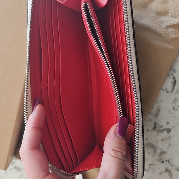 Christian Louboutin Panettone Gray Embellished Long Wallet Full Inclusion - Picture 6 of 14